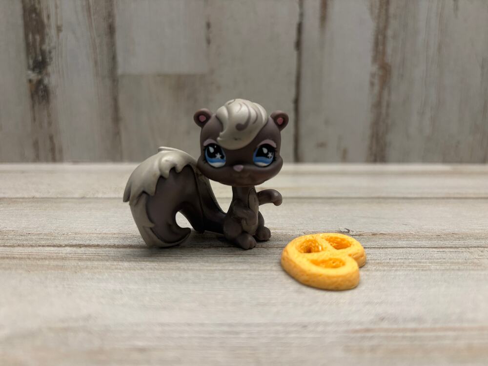 Littlest Pet Shop LPS Vintage Squirrel 484 EUC